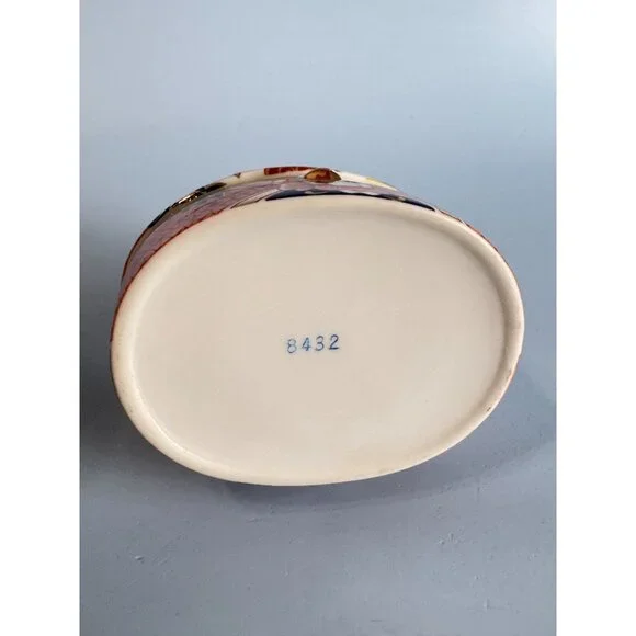 Andrea By Sadek Imari Style Dog Trinket Box 3 1/2" - Picture 6 of 6